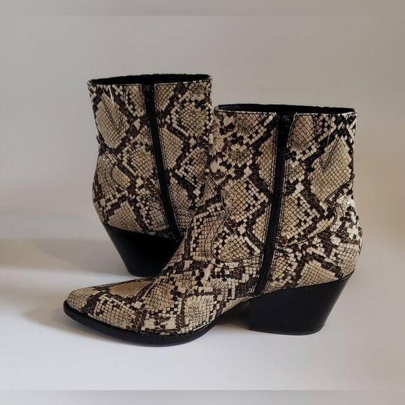 Jeffrey Campbell Kelam Women's Snake Print Boot Size 8 - Picture 5 of 12